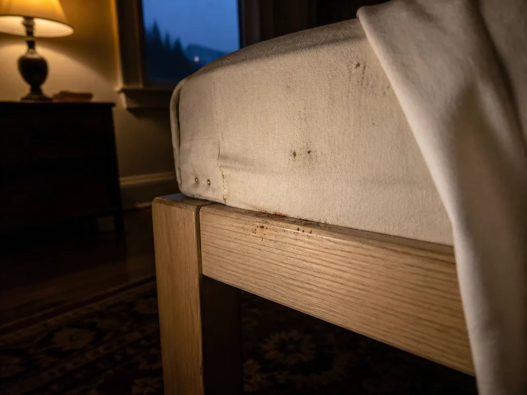 Common warning signs of bed bug activity statewide